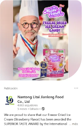 ATIQ Food social media post 4 - trade show